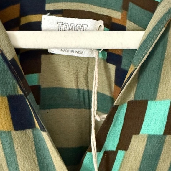 Make Offer:) NWT TOAST Isobel Harvey Print Tie Dress sz XS - Picture 6 of 7